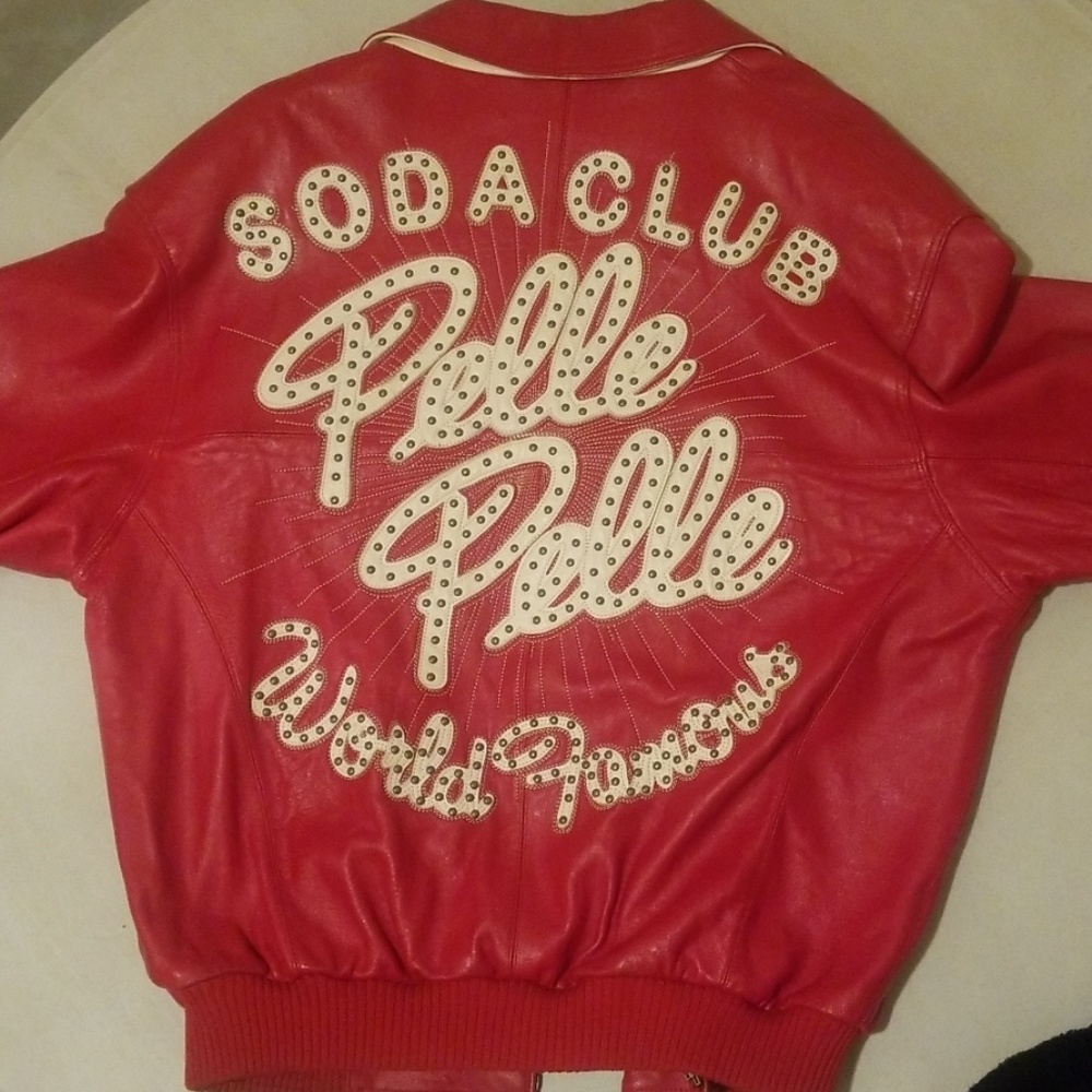 Red PellePelle leather jacket